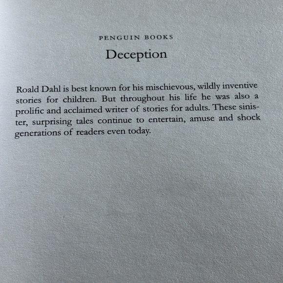 Deception by Ronald Dahl - Picture 4 of 6